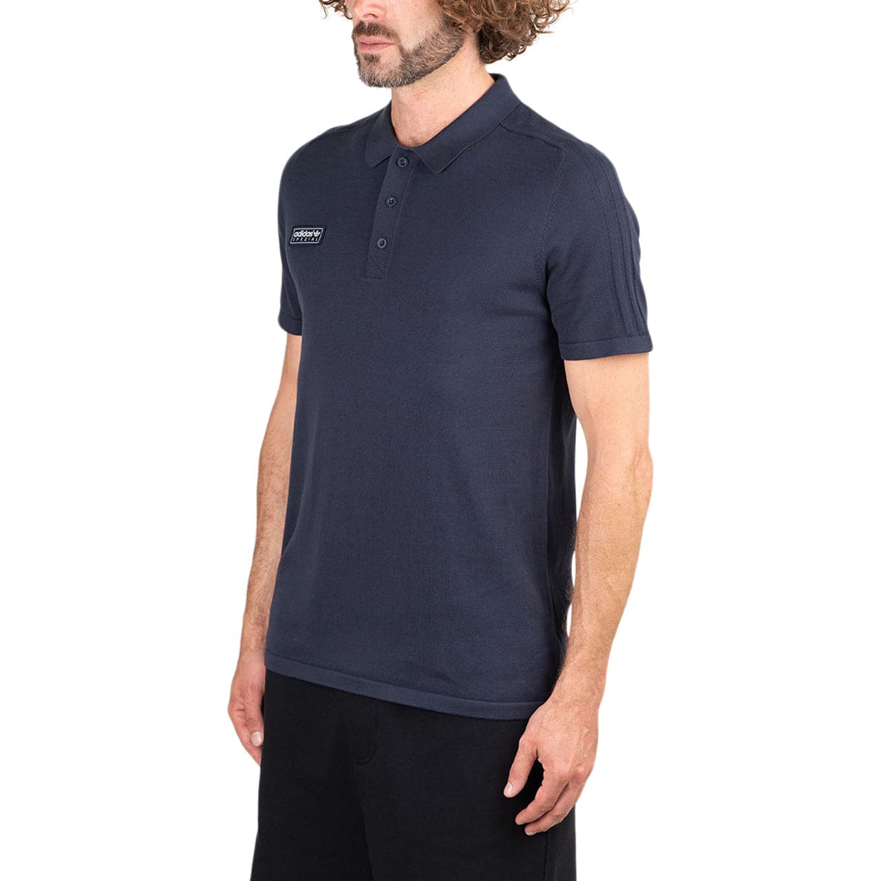 adidas Short Sleeve Poloshirt (Navy) - Allike Store