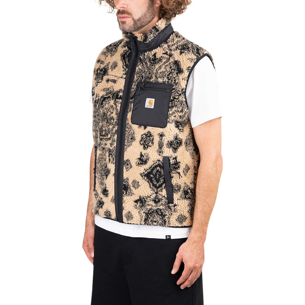 Carhartt WIP Prentis Vest Liner (Beige / Schwarz) - Allike Store
