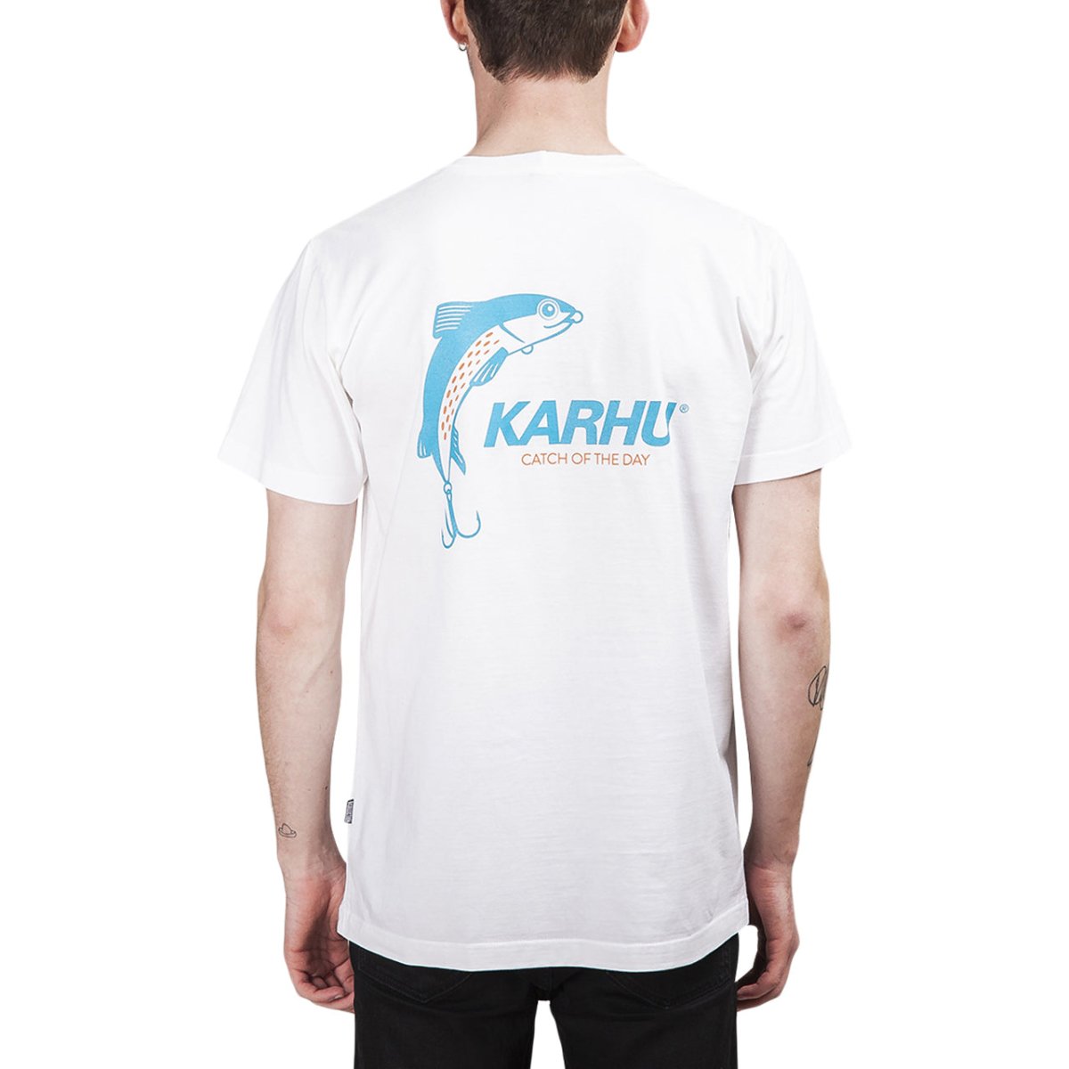 Karhu x R-Collection 'Catch of the Day' T-Shirt (Weiß) - Allike Store