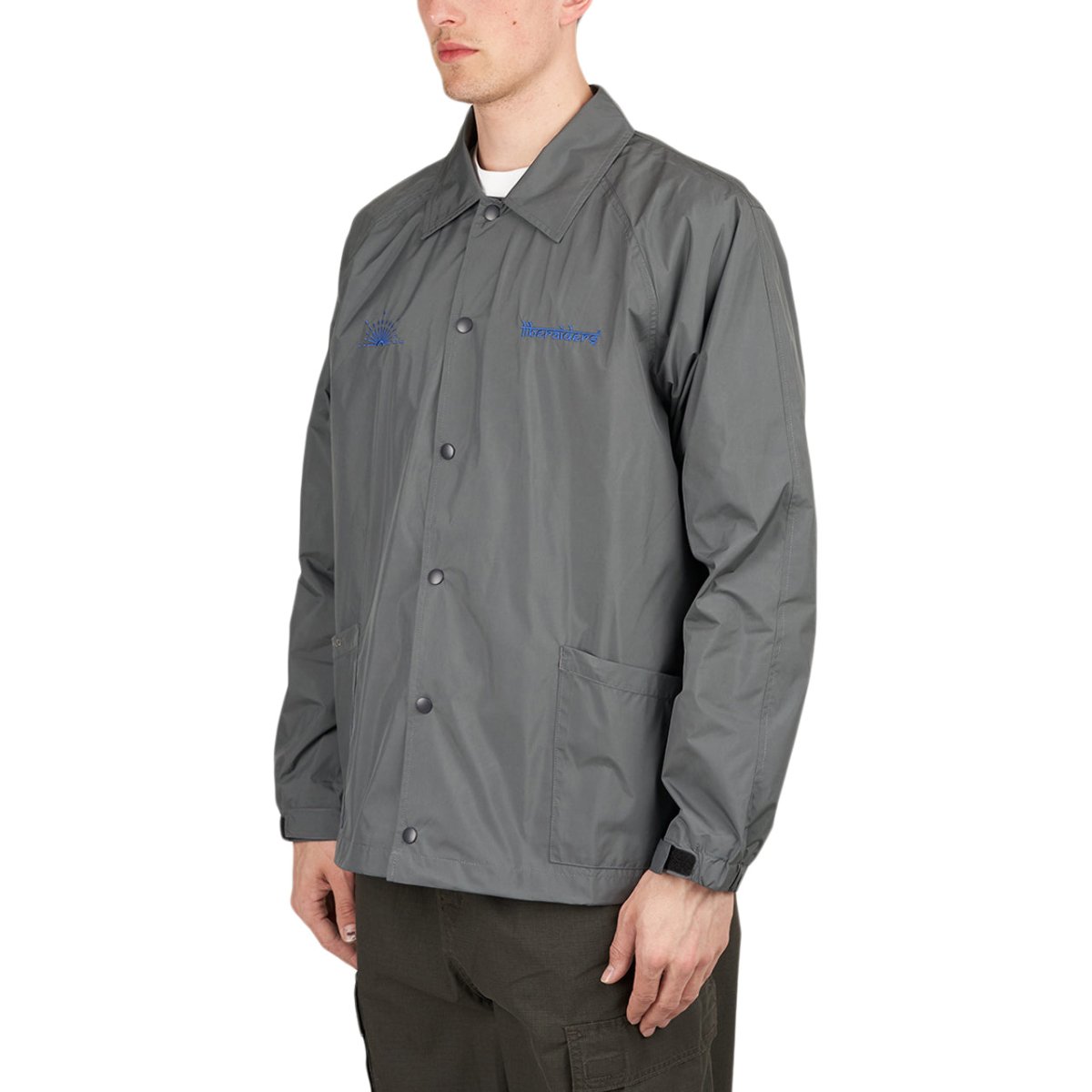 Liberaiders Logo Coach Jacket (Grau) - Allike Store