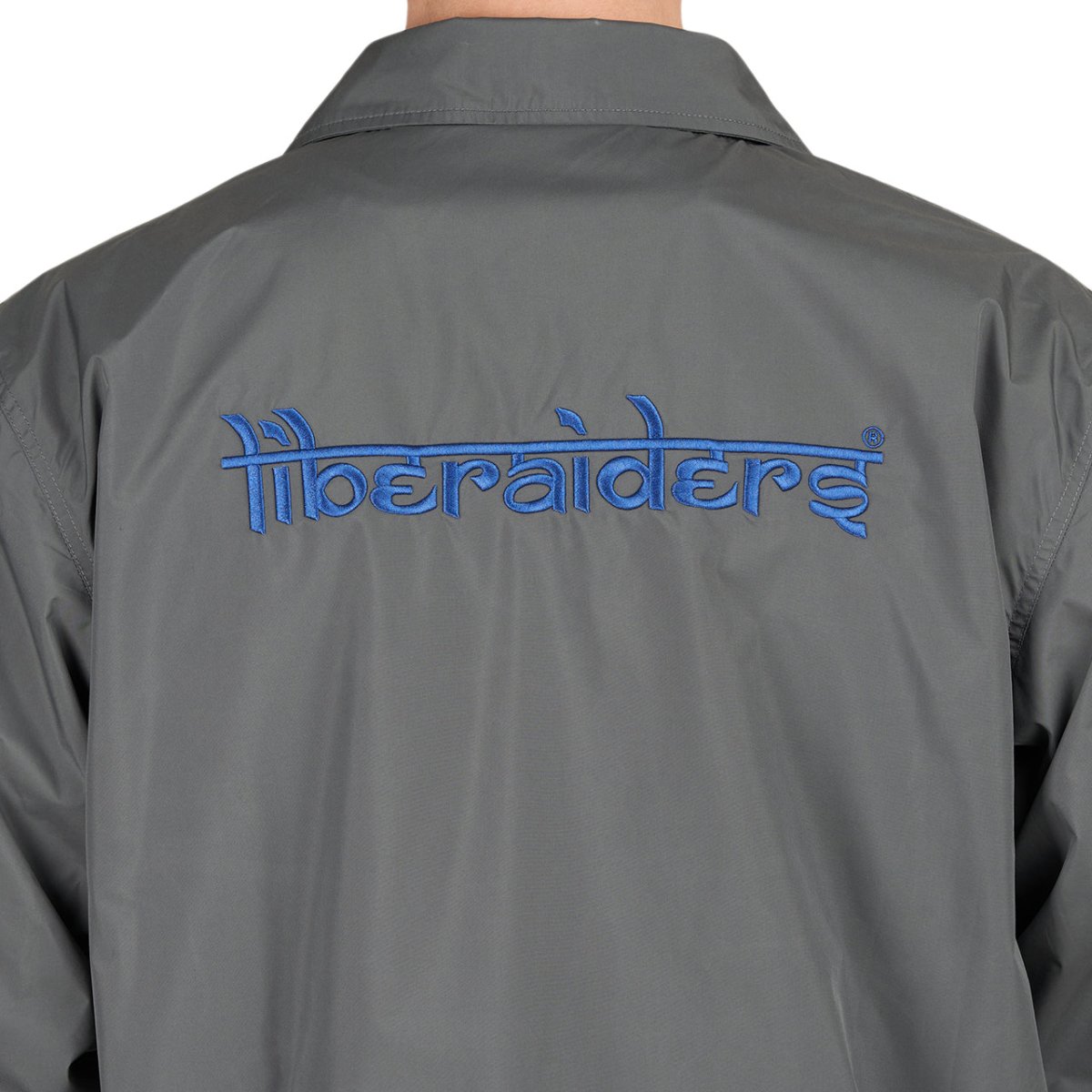Liberaiders Logo Coach Jacket (Grau) - Allike Store