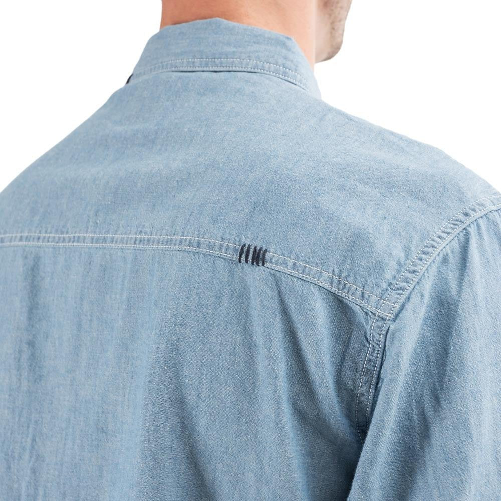 Liberaiders Peace Chambray Shirt (Hellblau) - Allike Store