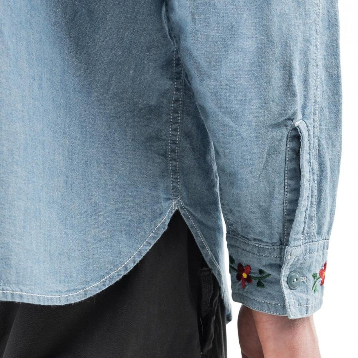 Liberaiders Peace Chambray Shirt (Hellblau) - Allike Store