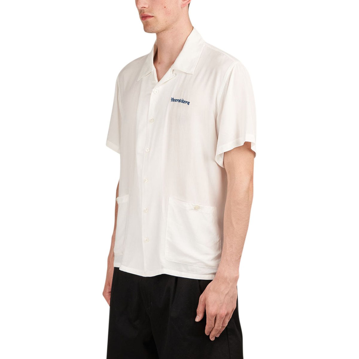 Liberaiders Wisdom Eyes Rayon Shirt (Weiß) - Allike Store