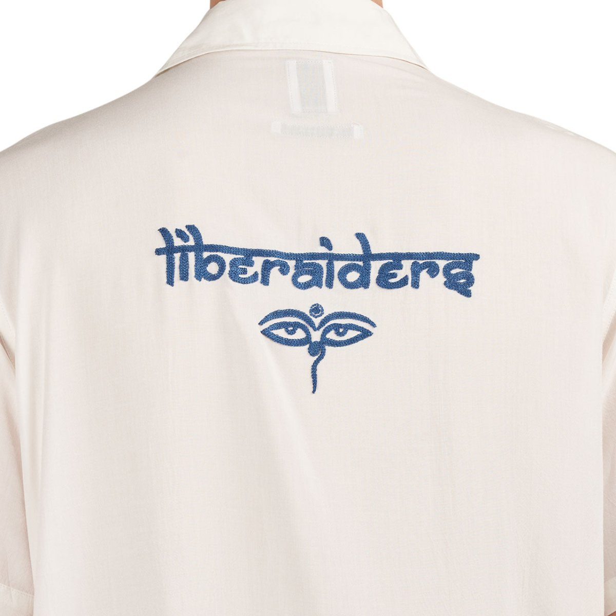 Liberaiders Wisdom Eyes Rayon Shirt (Weiß) - Allike Store