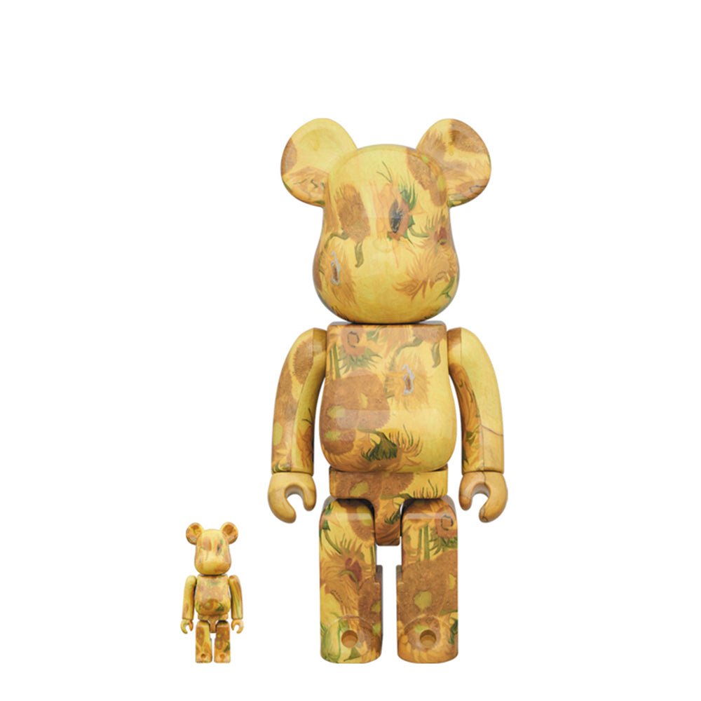 Medicom 100% + 400% Van Gogh Sunflowers Be@rbrick Toy - Allike Store