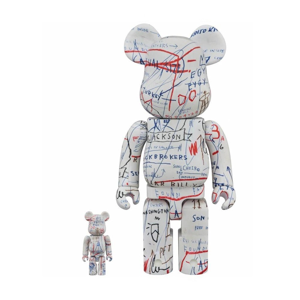 Medicom 1000% Basquiat V2 Be@rbrick Toy (Weiß) - Allike Store