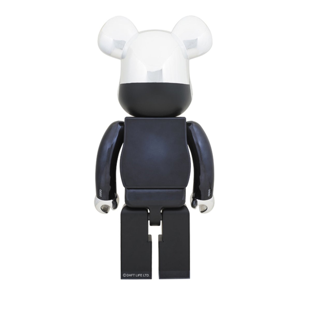 Medicom 1000% Daftpunk Thomas Bangalter Be@rbrick Toy (Schwarz / Silber) - Allike Store