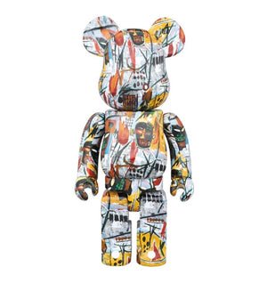 Medicom 1000% Jean Michel Basquiat Be@rbrick Toy (Multi) - Allike Store