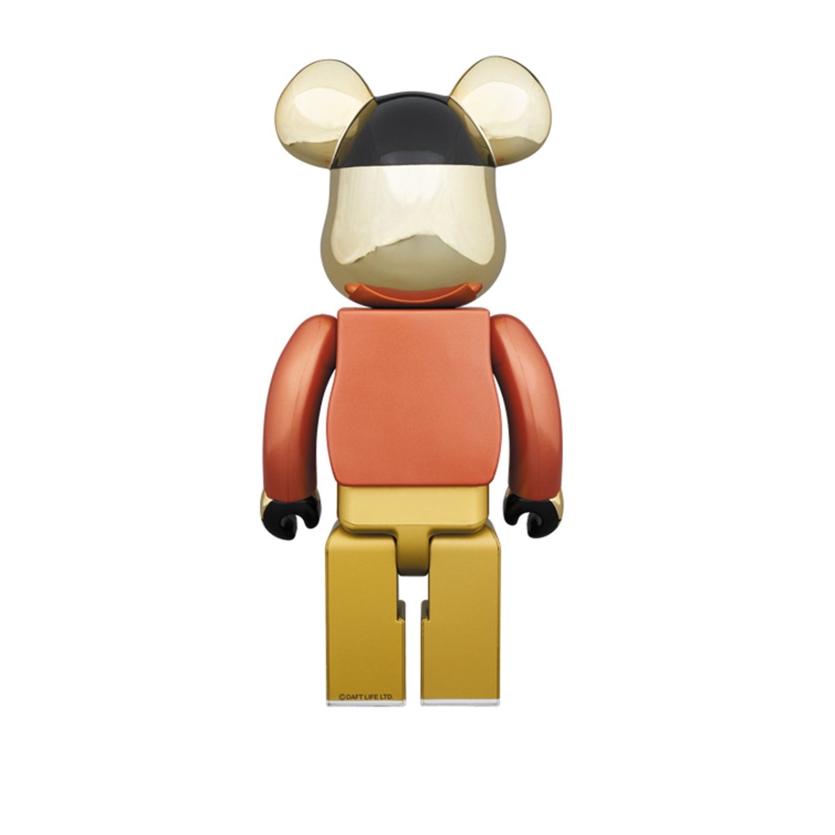 Medicom 400% Daftpunk Be@rbrick Toy (Black / Gold) - Allike Store