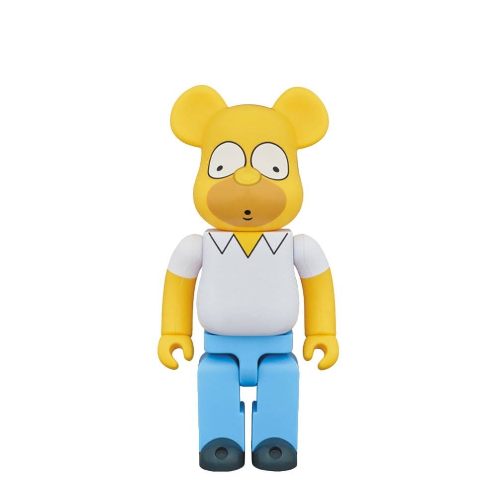 Medicom 400% Homer Simpson Be@rbrick Toy (Gelb / Weiß / Blau) - Allike Store