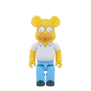 Medicom 400% Homer Simpson Be@rbrick Toy (Gelb / Weiß / Blau) - Allike Store