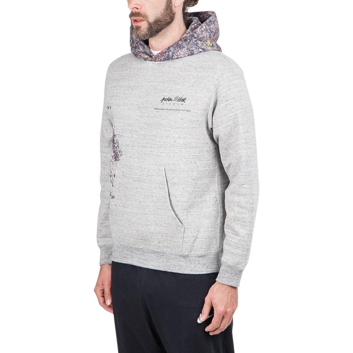 Medicom Adam Et Rope x Jackson Pollock Studio Splash Hoodie (Dunkelgrau) - Allike Store