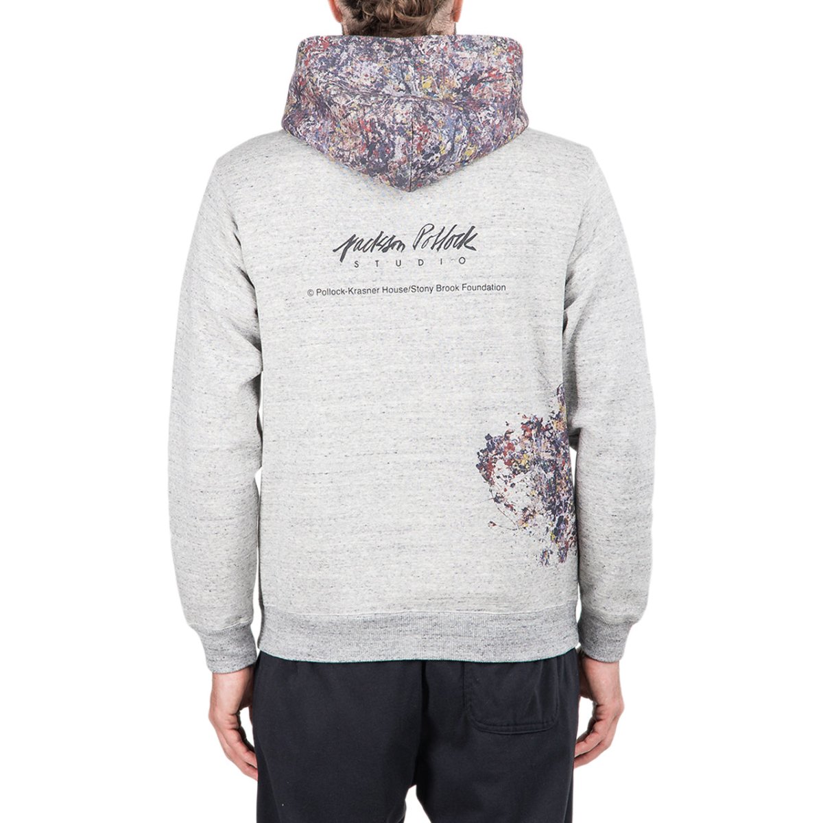 Medicom Adam Et Rope x Jackson Pollock Studio Splash Hoodie (Dunkelgrau) - Allike Store