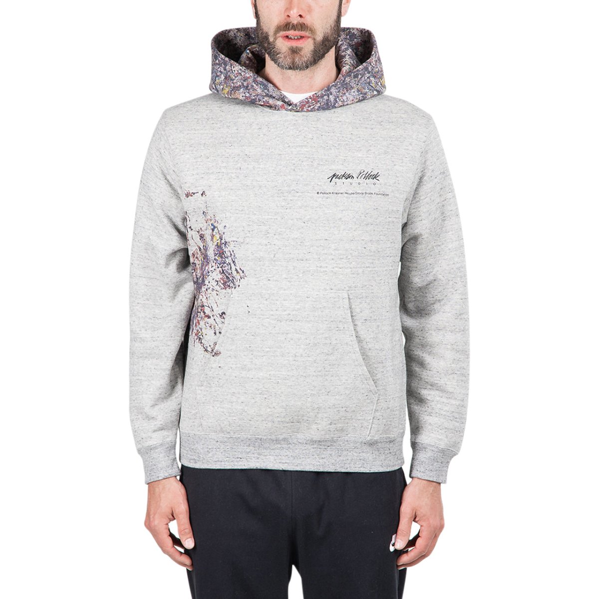 Medicom Adam Et Rope x Jackson Pollock Studio Splash Hoodie (Dunkelgrau)  - Allike Store