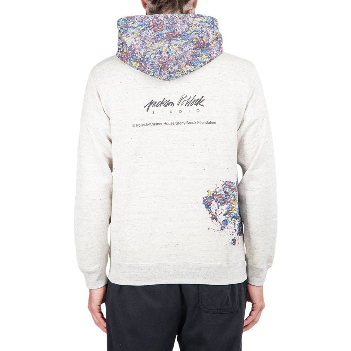 Medicom Adam Et Rope x Jackson Pollock Studio Splash Hoodie (Hellgrau) - Allike Store