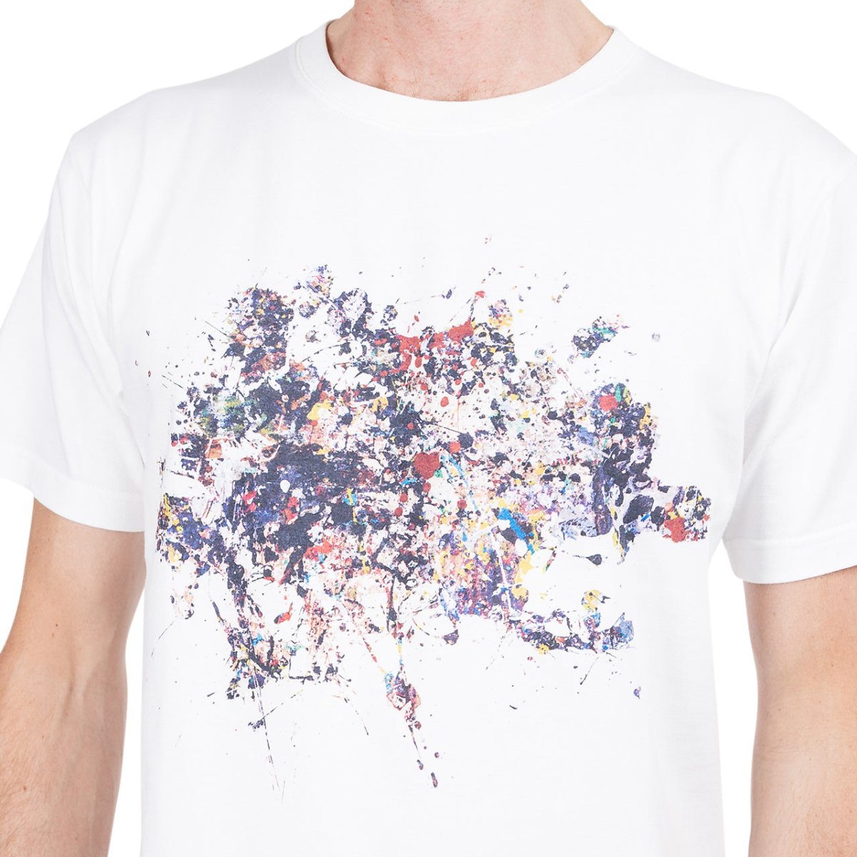 Medicom Adam Et Rope x Jackson Pollock Studio Splash T-Shirt (Weiß) - Allike Store