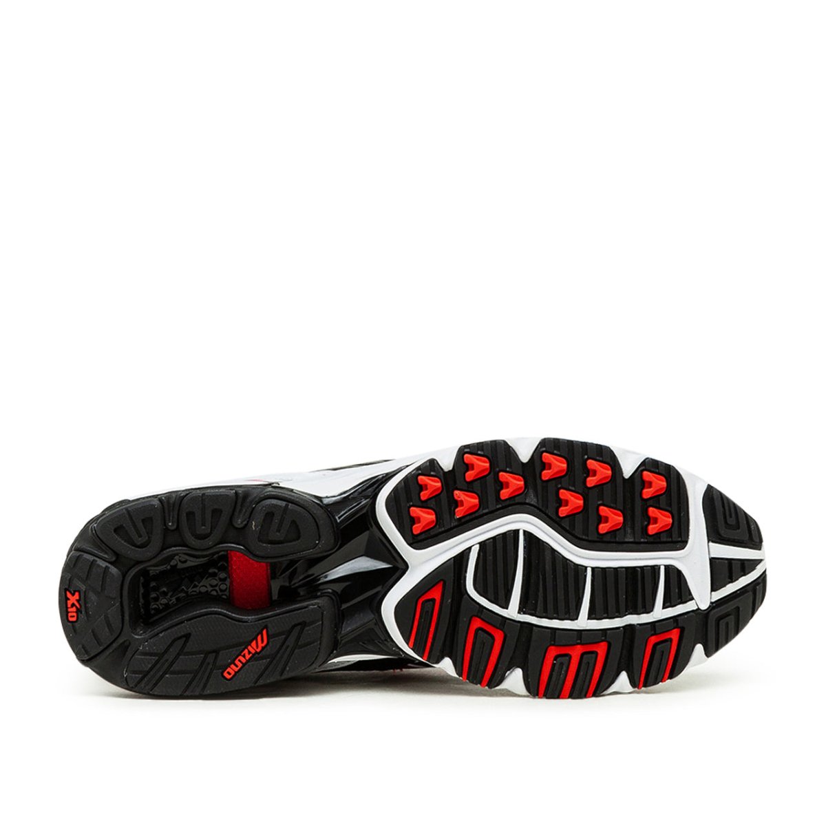 Mizuno Wave Rider 10 (Weiß / Schwarz / Rot) - Allike Store