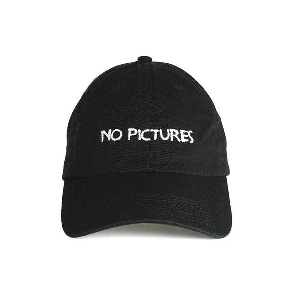 NASASEASONS Cap 'No Pictures' (Schwarz / Weiß) - Allike Store