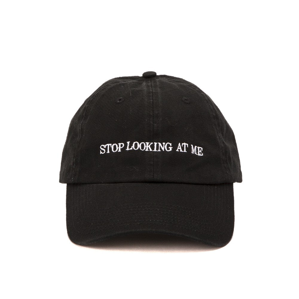 NASASEASONS Cap 'Stop Looking At Me' (Schwarz / Weiß) - Allike Store