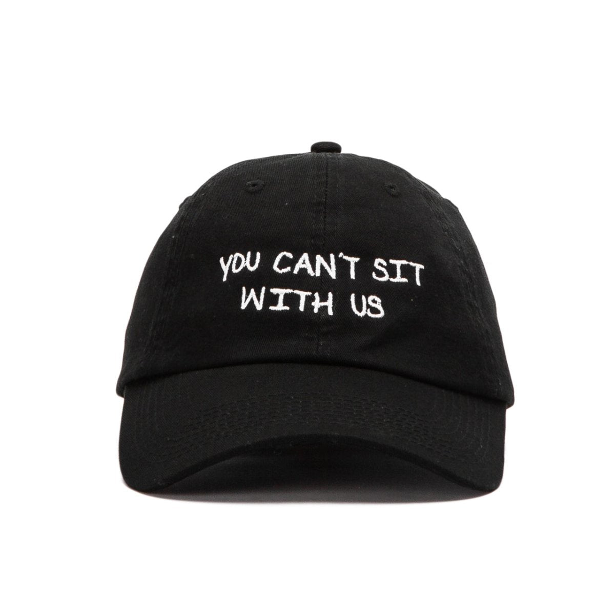 NASASEASONS Cap 'You Can't Sit With Us' (Schwarz / Weiß) - Allike Store