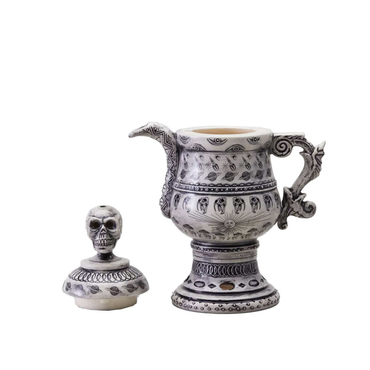 Neighborhood Ceramic Incense Chamber (Weiß / Schwarz) - Allike Store