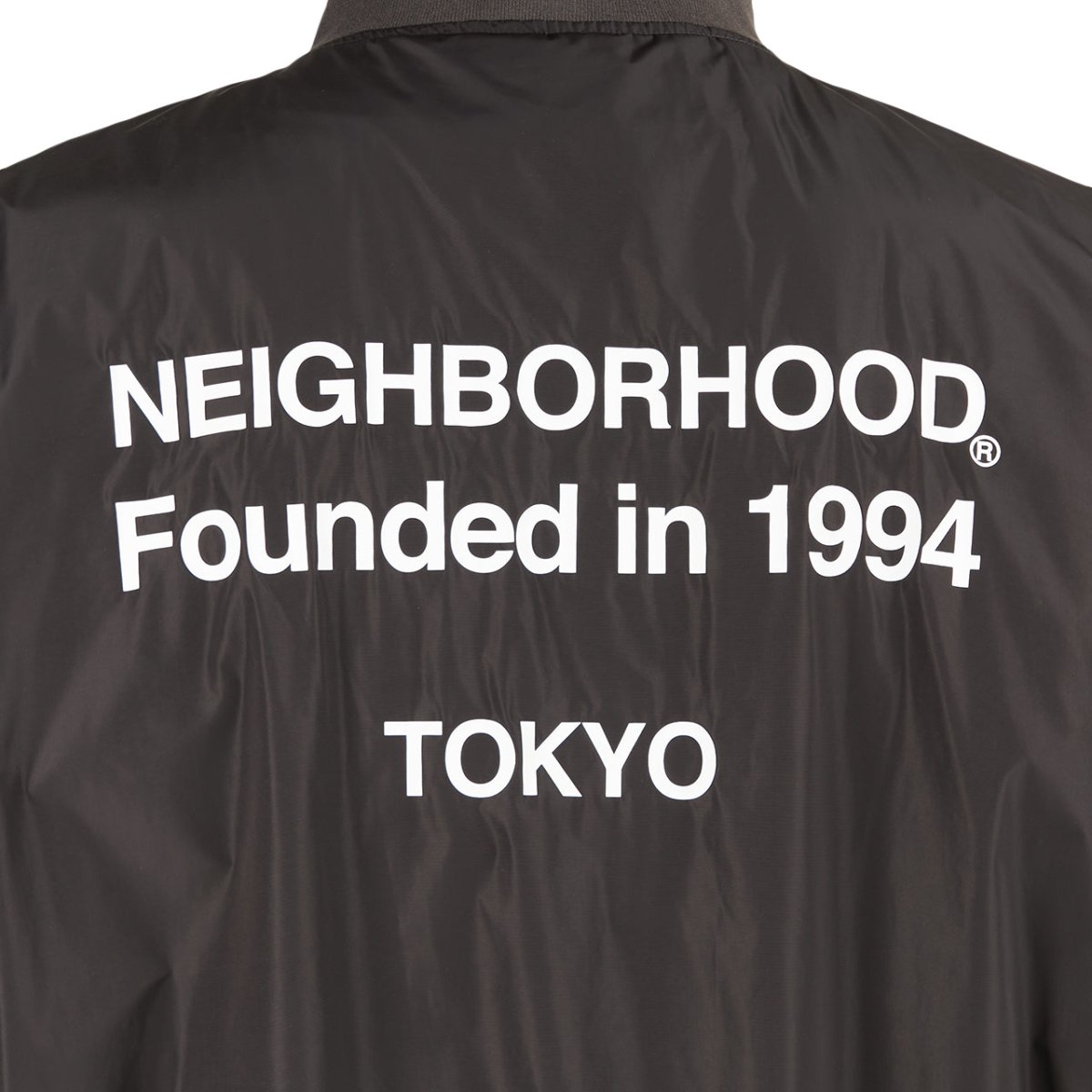 Neighborhood Staff Nylon Popover E-Jacket (Schwarz) - Allike Store
