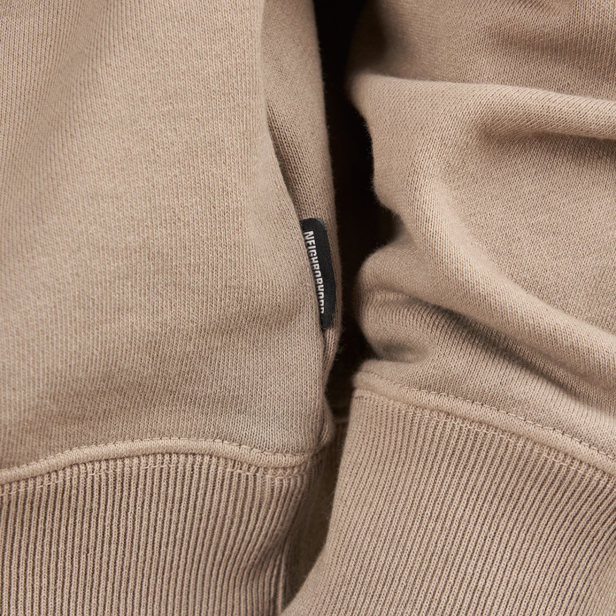 Neighborhood Sulfur Dye / C-Hooded . LS (Greige) - Allike Store