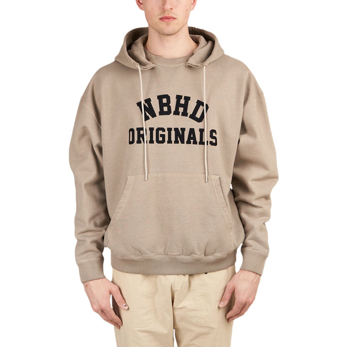 Neighborhood Sulfur Dye / C-Hooded . LS (Greige) - Allike Store
