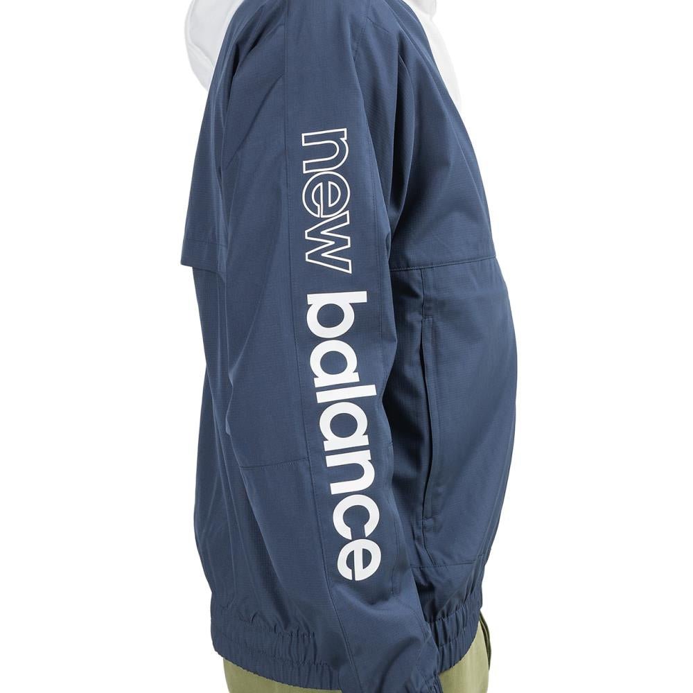 New Balance Athletics Full Zip Jacket (Navy / Weiß)  - Allike Store