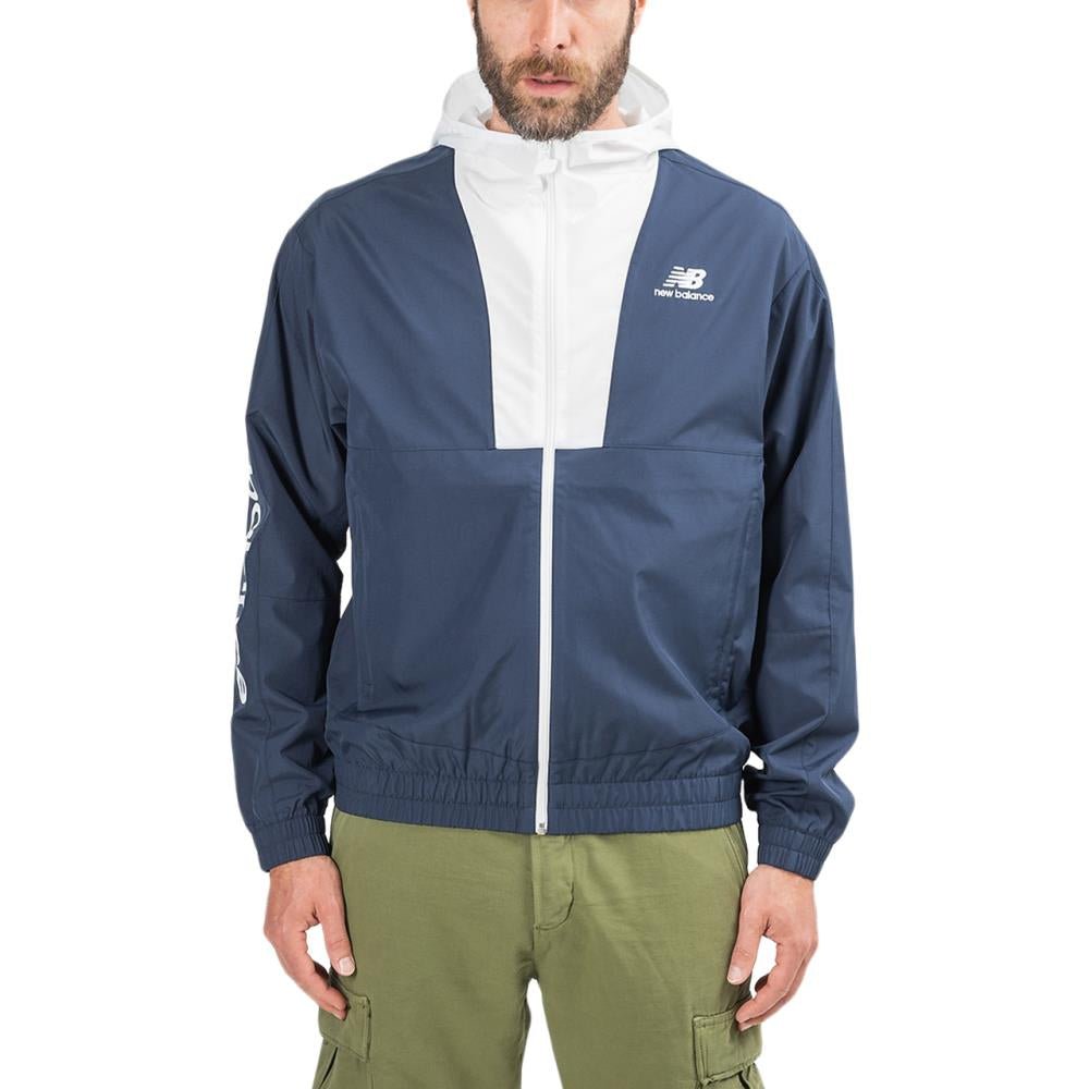 New Balance Athletics Full Zip Jacket (Navy / Weiß) - Allike Store
