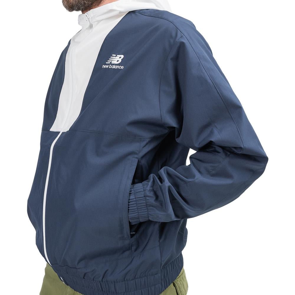 New Balance Athletics Full Zip Jacket (Navy / Weiß) - Allike Store