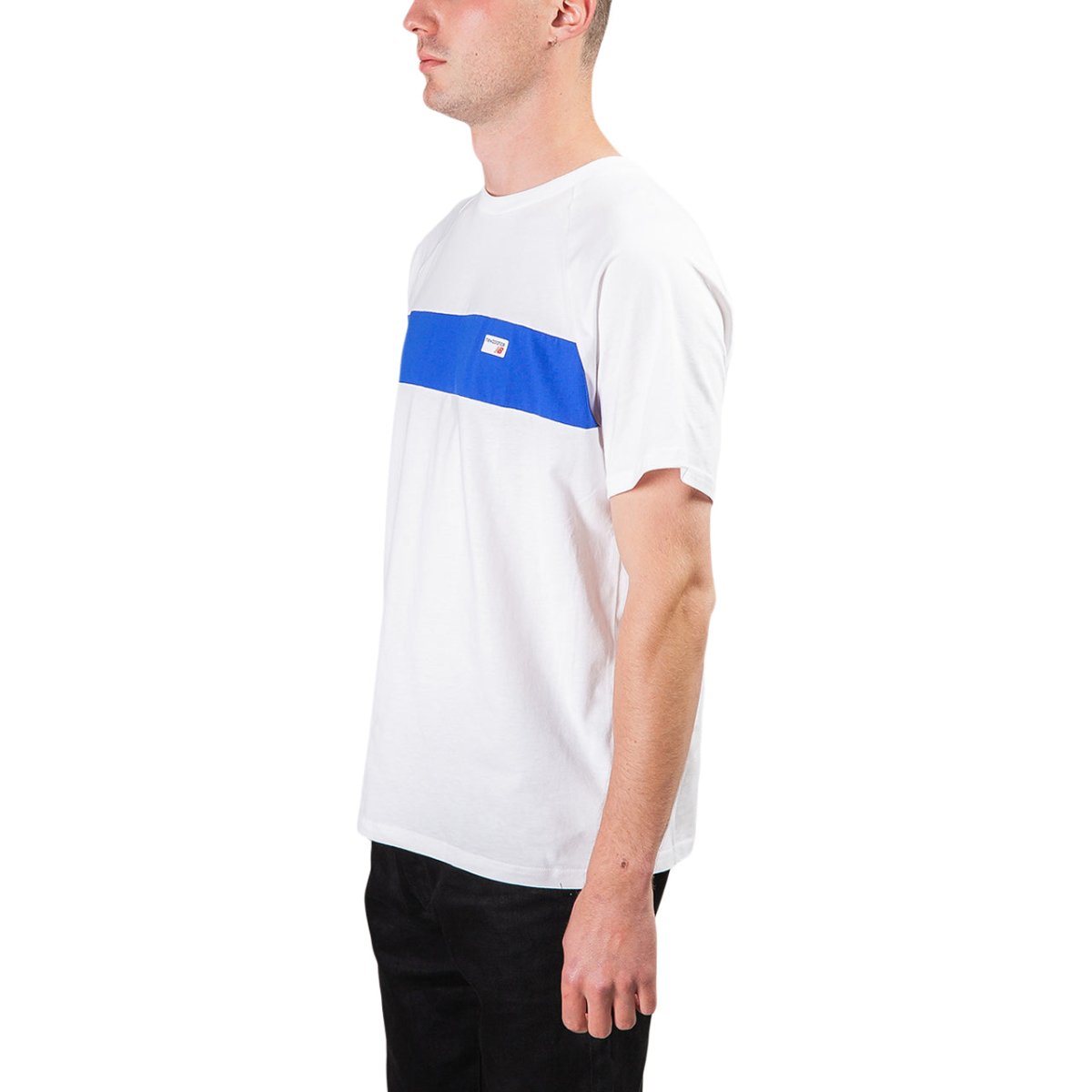 New Balance Athletics Raglan T-Shirt (Weiß / Blau) - Allike Store
