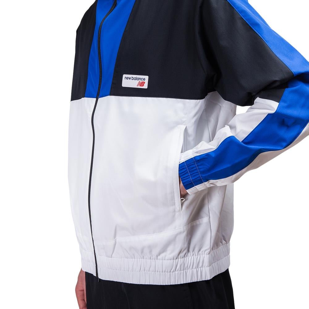 New Balance Athletics Windbreaker (Blau / Weiß) - Allike Store