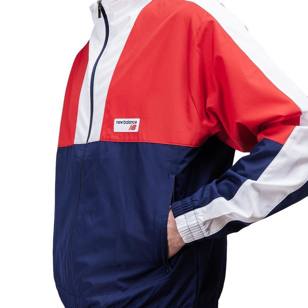 New Balance Athletics Windbreaker (Rot / Blau) - Allike Store