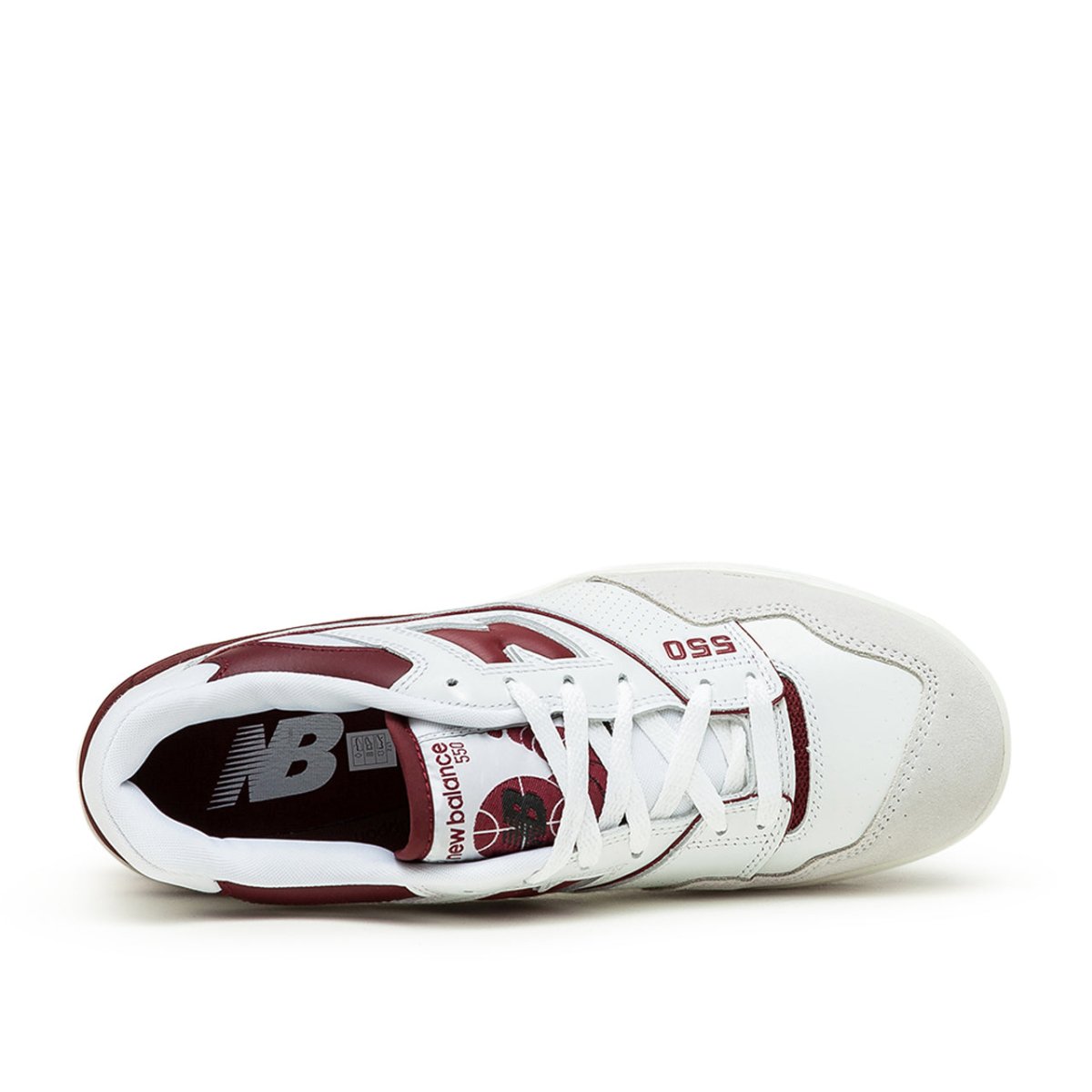 New Balance BB 550 LI (Weiß / Weinrot) - Allike Store