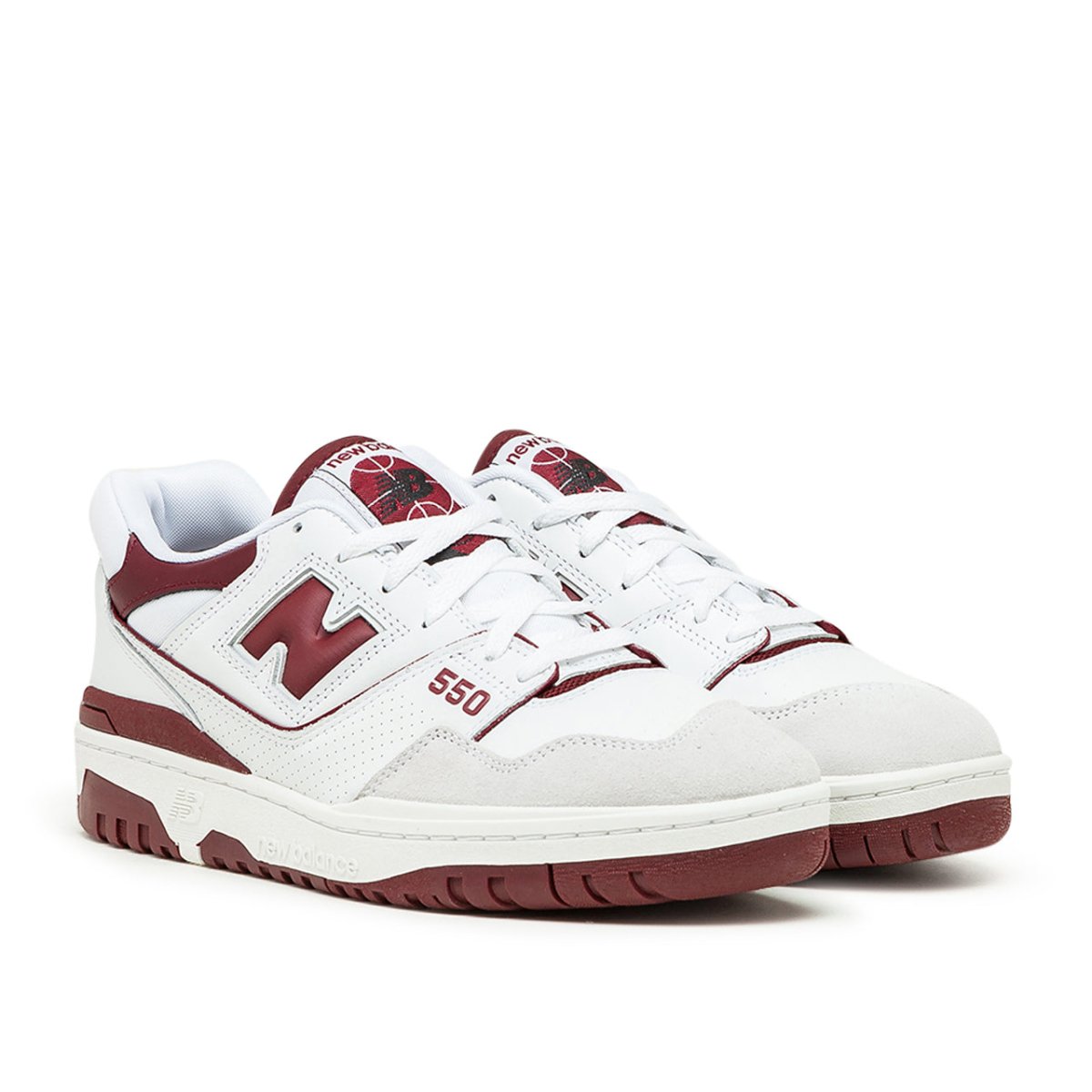 New Balance BB 550 LI (Weiß / Weinrot) - Allike Store