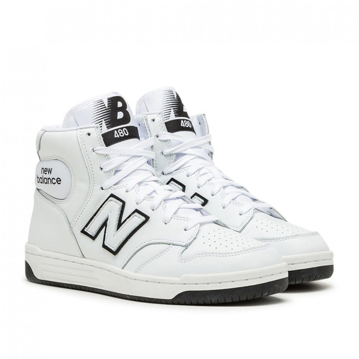 New Balance BB480 HE (Weiß / Schwarz) - Allike Store