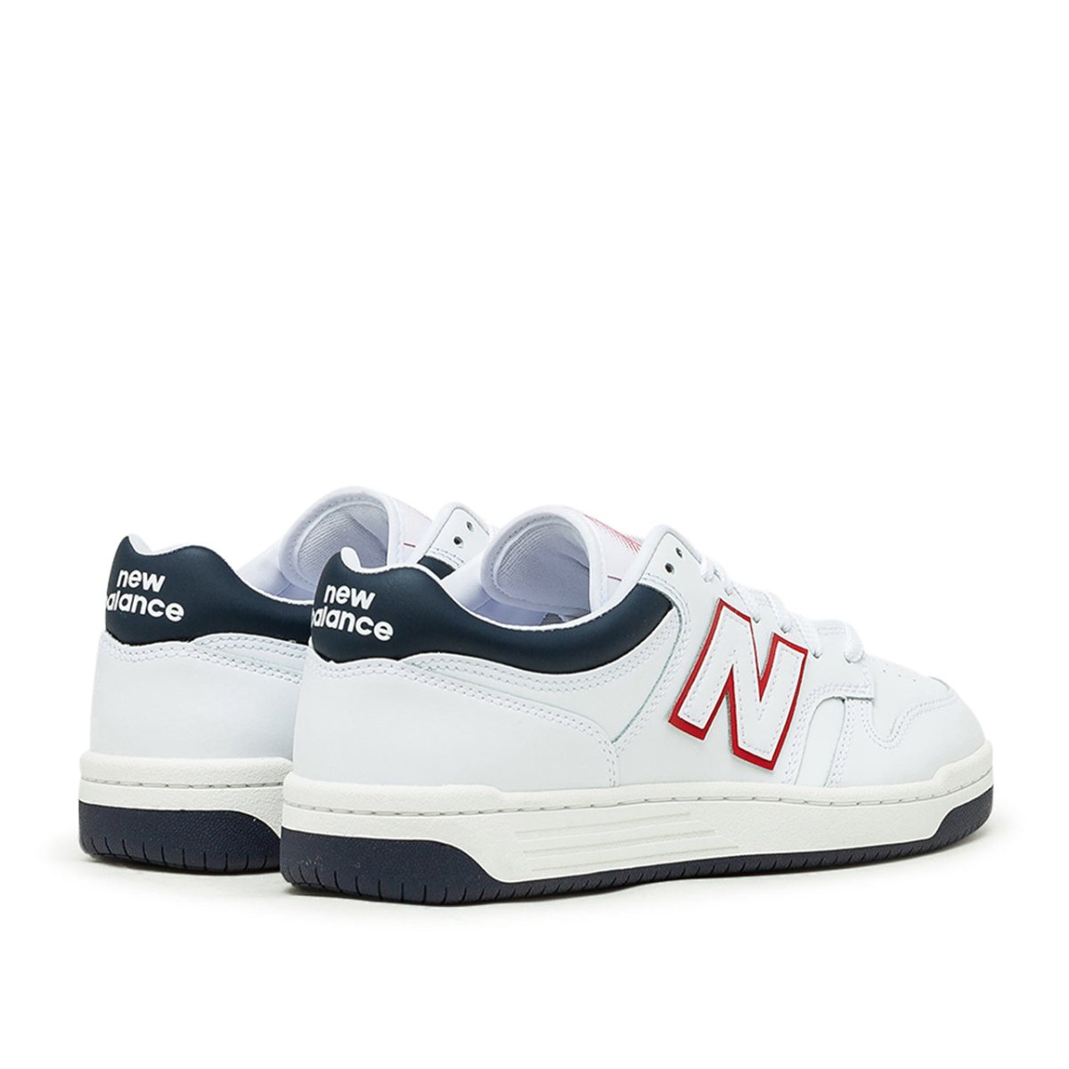 New Balance BB480 LWG (Weiß / Navy / Rot) - Allike Store