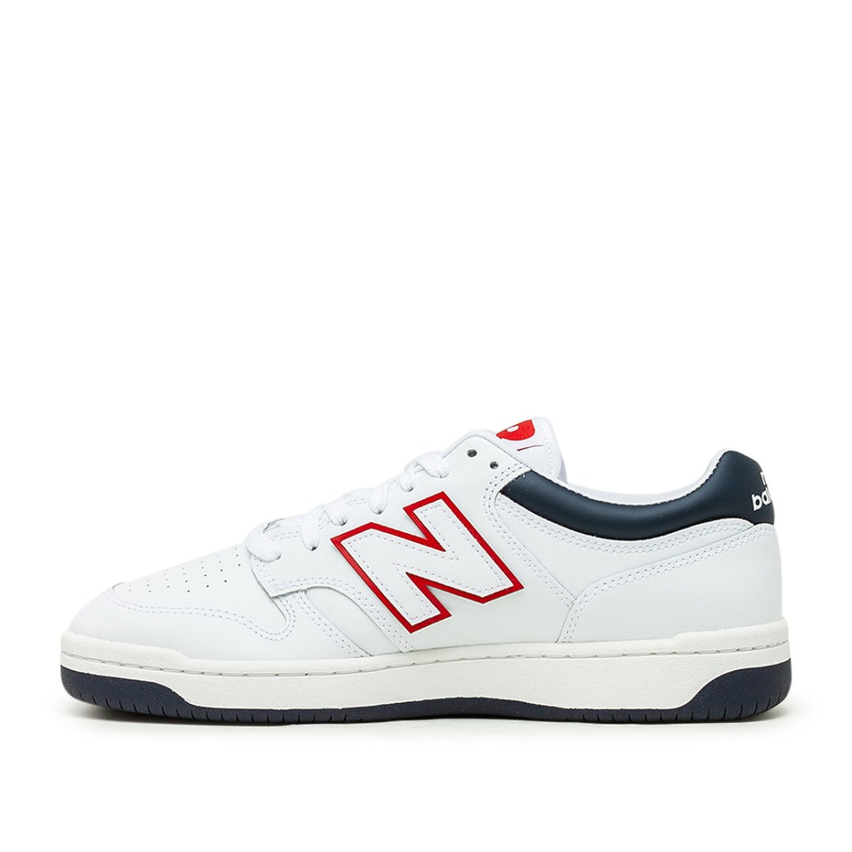 New Balance BB480 LWG (Weiß / Navy / Rot) - Allike Store