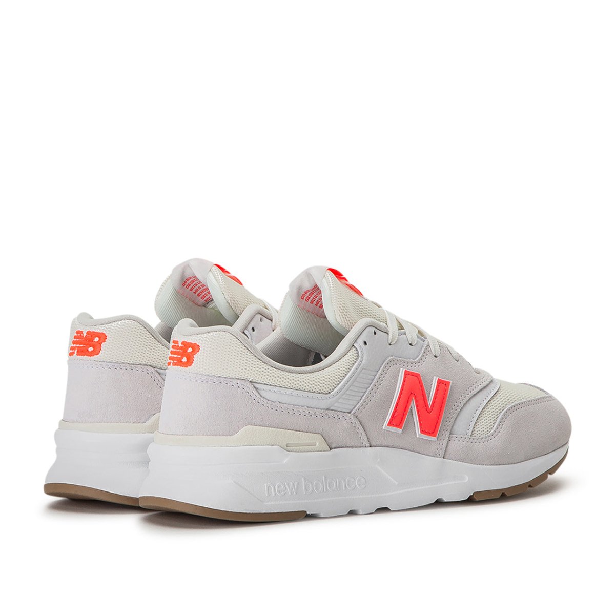 New Balance CM997H CL (Weiß / Korall) - Allike Store