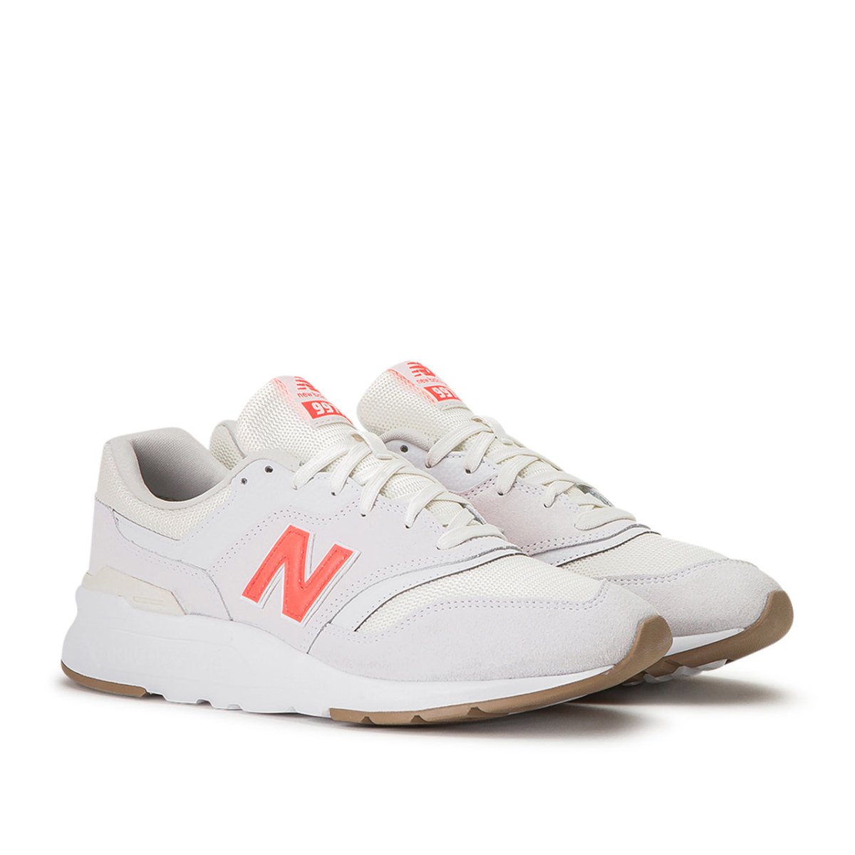 New Balance CM997H CL (Weiß / Korall) - Allike Store