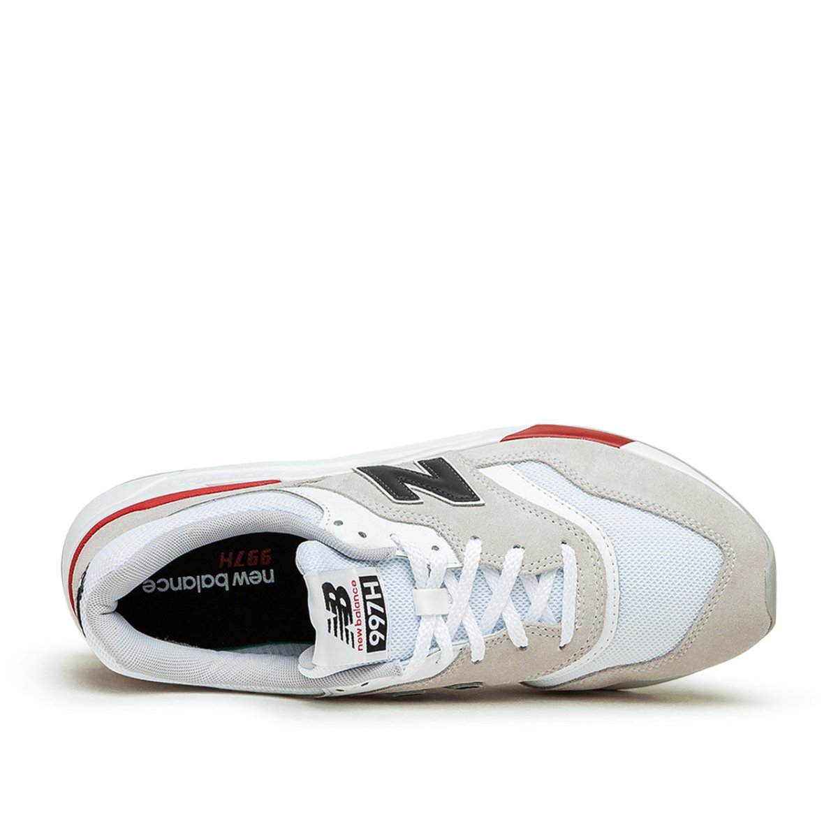 New Balance CM997HVW (Weiß / Rot) - Allike Store