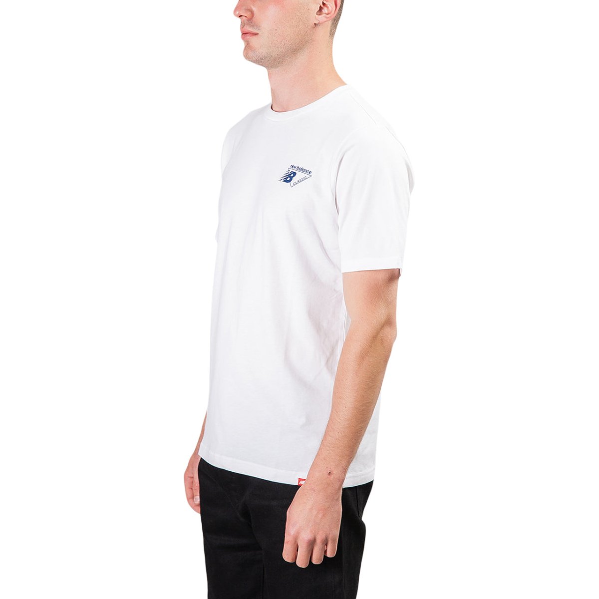 New Balance Essentials Classic Lock Tee (Weiß) - Allike Store