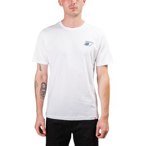 New Balance Essentials Classic Lock Tee (Weiß) - Allike Store