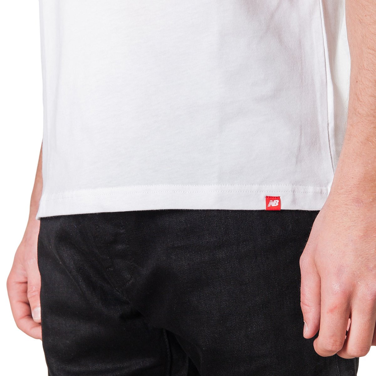 New Balance Essentials Classic Lock Tee (Weiß) - Allike Store