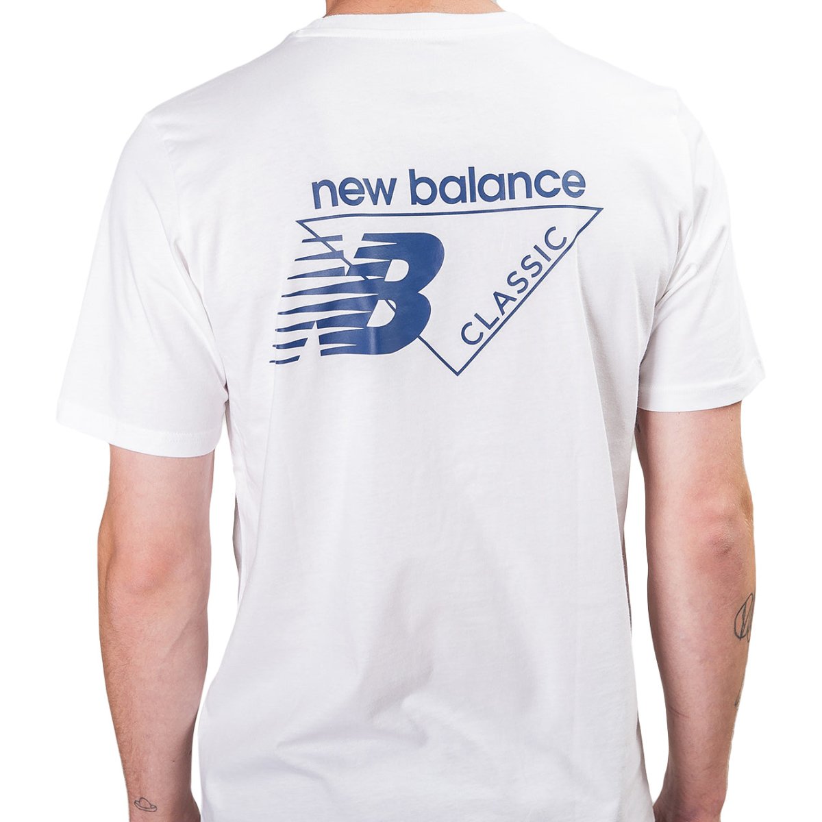 New Balance Essentials Classic Lock Tee (Weiß) - Allike Store