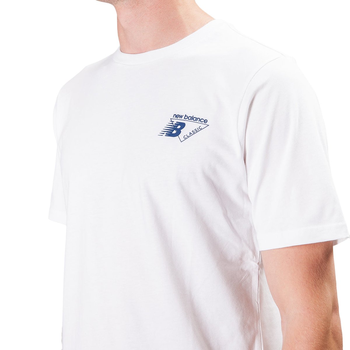 New Balance Essentials Classic Lock Tee (Weiß) - Allike Store