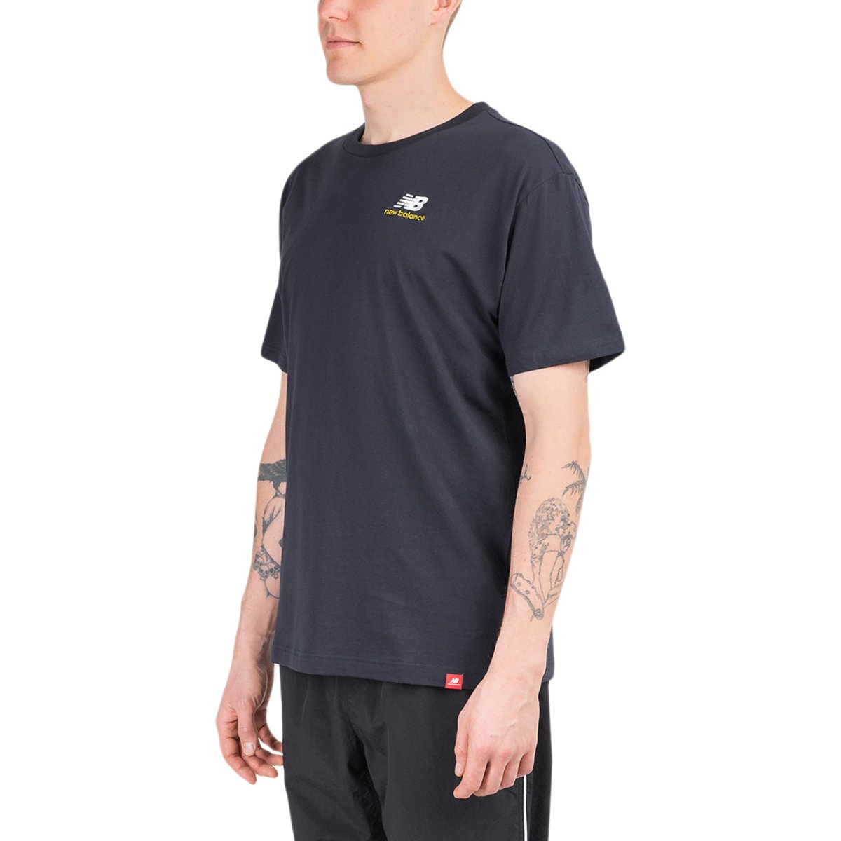 New Balance Essentials Embroidered T-Shirt (Navy) - Allike Store