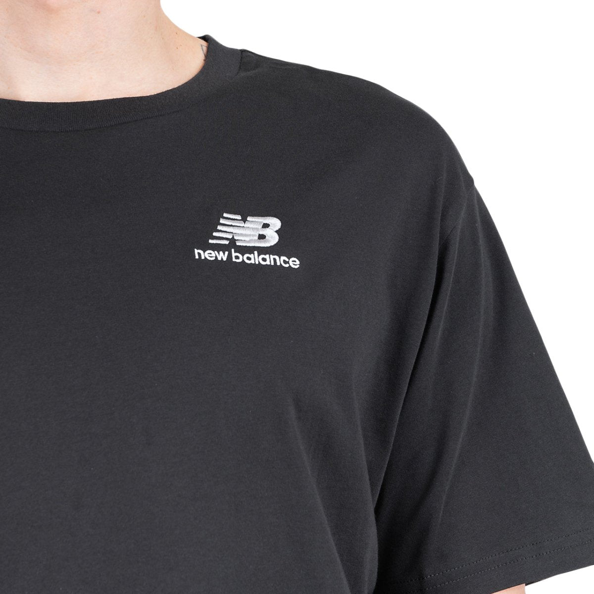 New Balance Essentials Embroidered T-Shirt (Schwarz) - Allike Store